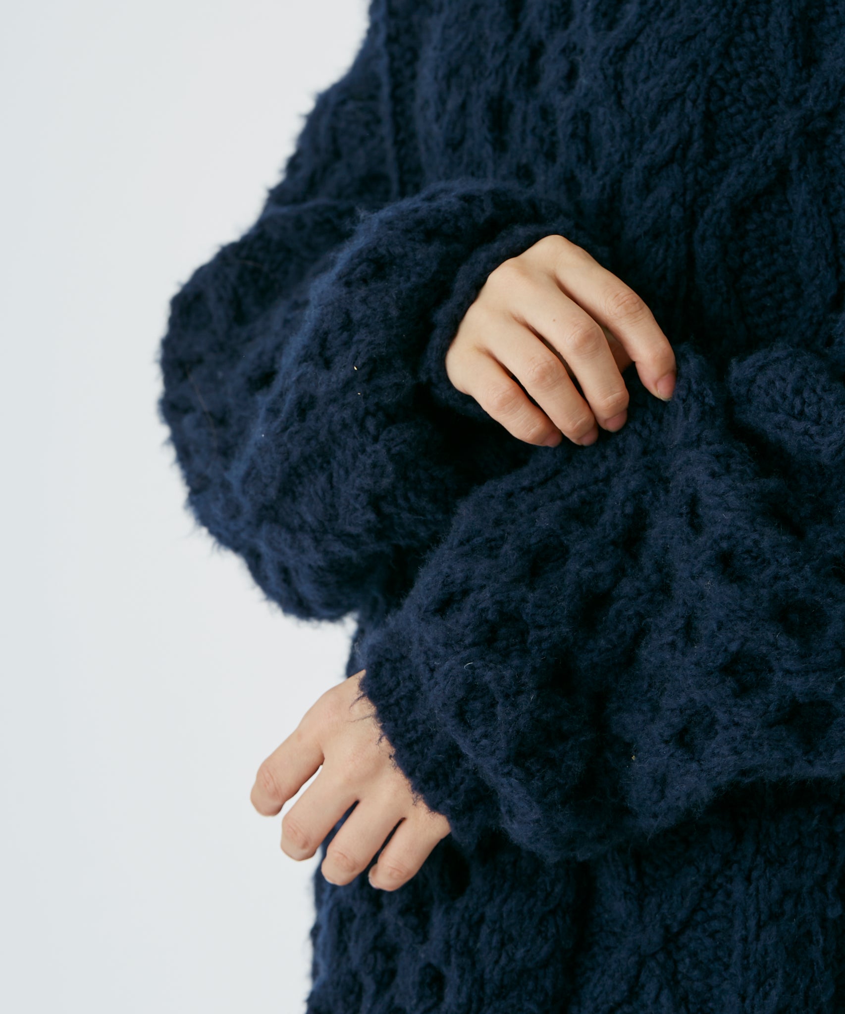 cashmere aran knit