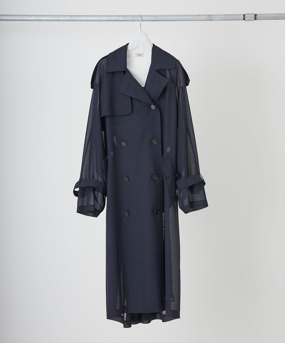 summer wool trench