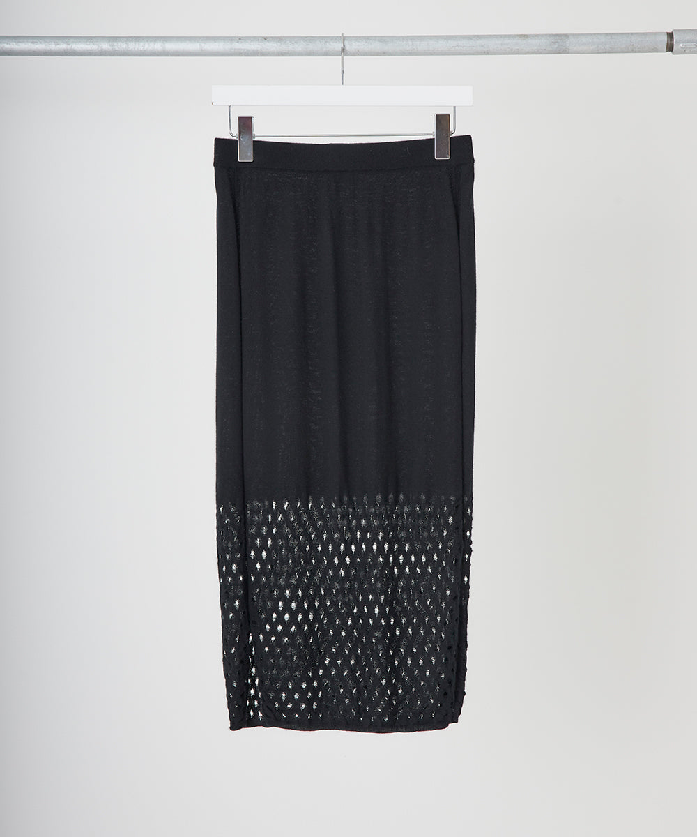 cashmere knit skirt