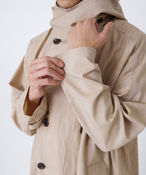 hooded army coat